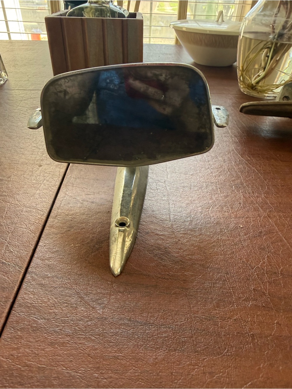 Original 1965 Ford Ranchero Silver Chrome Vintage Exterior Side Mirror